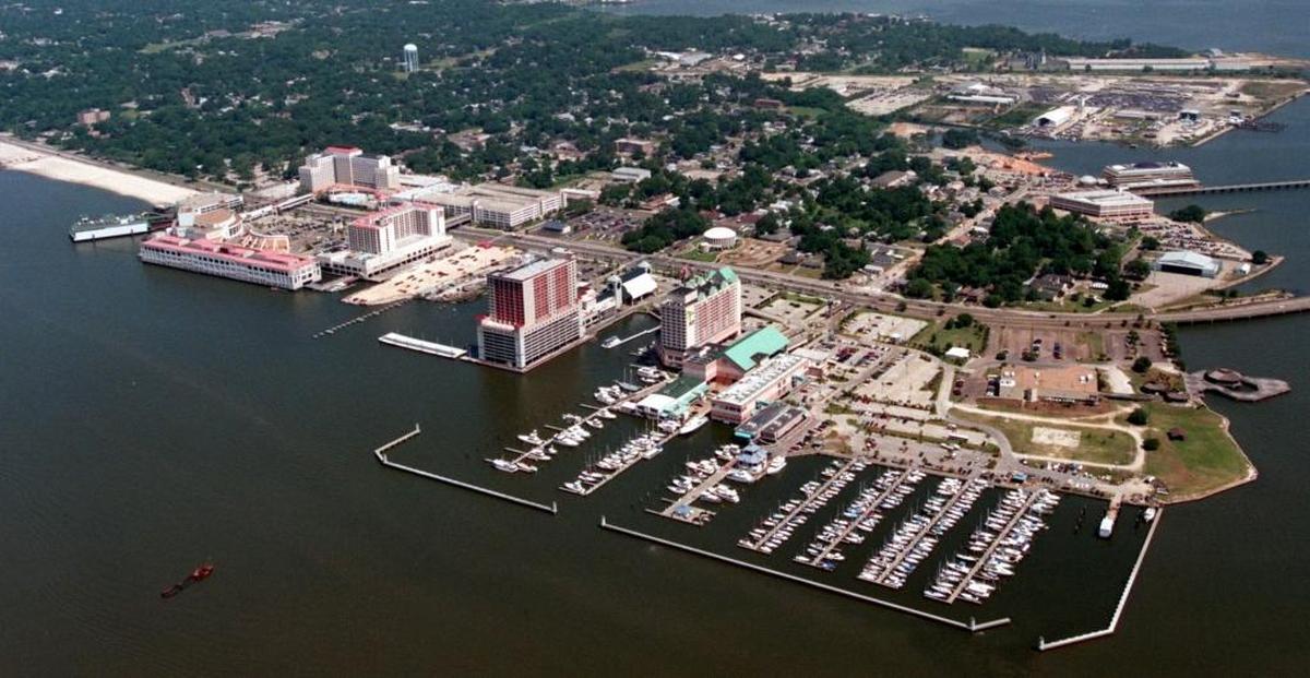 This is what the Point Cadet area of East Biloxi looked like in June 1998, along what became known as Casino Row. The landscape changed dramatically when Hurricane Katrina hit Biloxi in 2005.