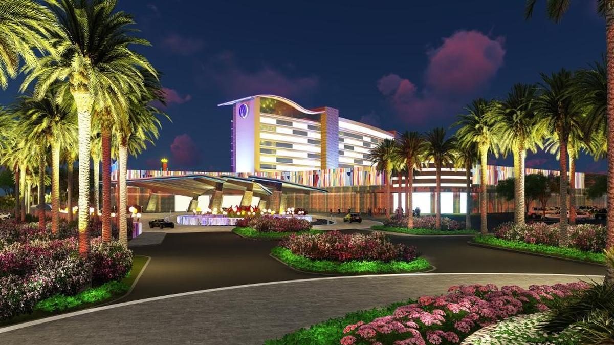 A very preliminary rendering shows the scope of the casino the Poarch Band of Creek Indians is planning to build in D’Iberville, west of I-110.