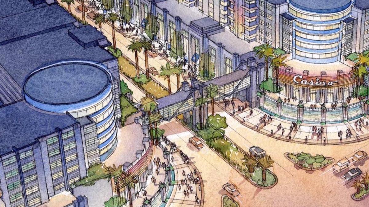 This is a rendering of the proposed South Beach Resort and Casino in Biloxi. The former gaming commissioners ruled against the site, but a change in legislation proposed by the new commissioners could open up sites across the Coast.