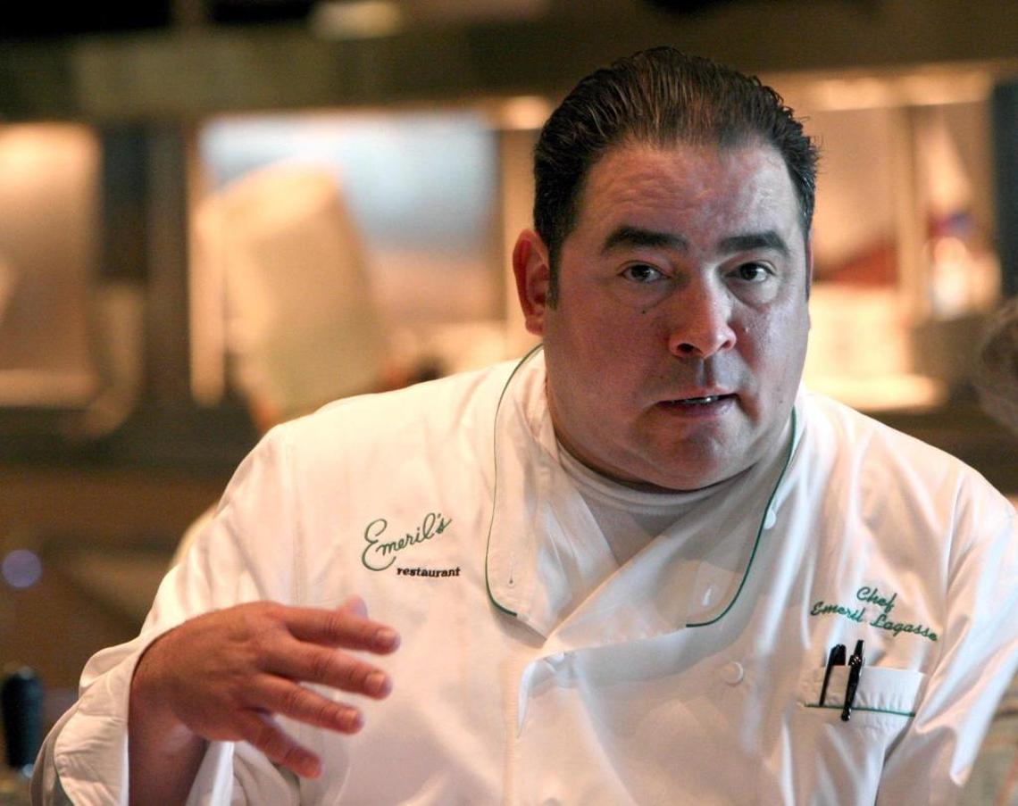 Chef Emeril Lagasse prepares for the opening of his restaurant Emeril’s Gulf Coast Fish House at Island View Casino in Gulfport in 2007. Lagasse’s wife, Alden, is from Gulfport.