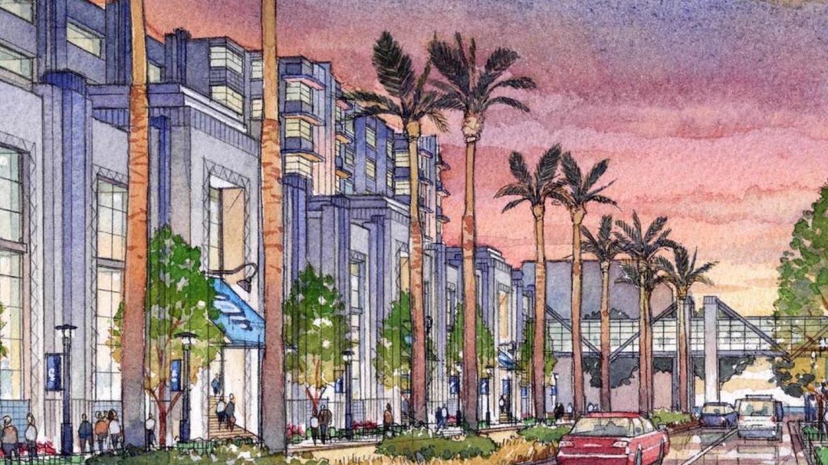 A 2008 artist’s rendering of the proposed South Beach Resort and Casino in Biloxi. Mississippi Gaming Commission denied site approval three times, and now the developer and the city are looking at another way to get the casino built.