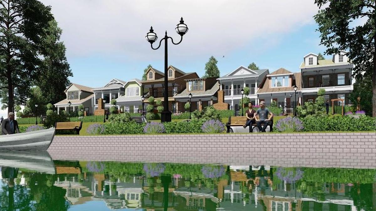Groundbreaking for The Courtyards at City Dock in Pascagoula was held last week. The mixed use development will have 29 single family homes and 25,000 square feet of commercial space.