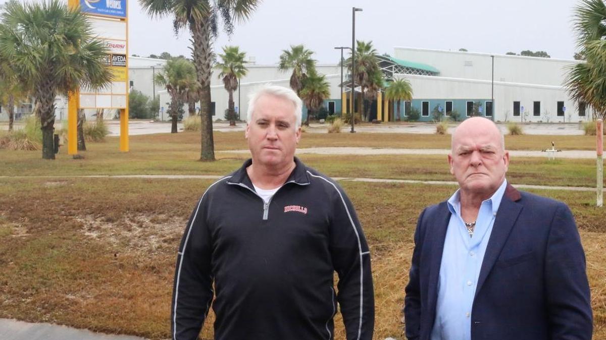 Chiropractor Tim Murphy of Biloxi, left, and dentist Steve Miner of Ocean Springs were forced into bankruptcy after Trustmark National Bank sued them over loan guarantees they signed to build e-Fitness & Wellness Center off Popp’s Ferry Road. A total of 38 investors backed the project.