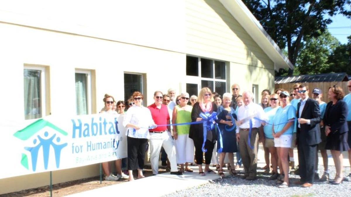 A ribbon cutting was held for the remodeled Habitat for Humanity office in Hancock County in 2015. The organization is helping qualifying residents of Hancock and Pearl River counties get grants for home repairs.
