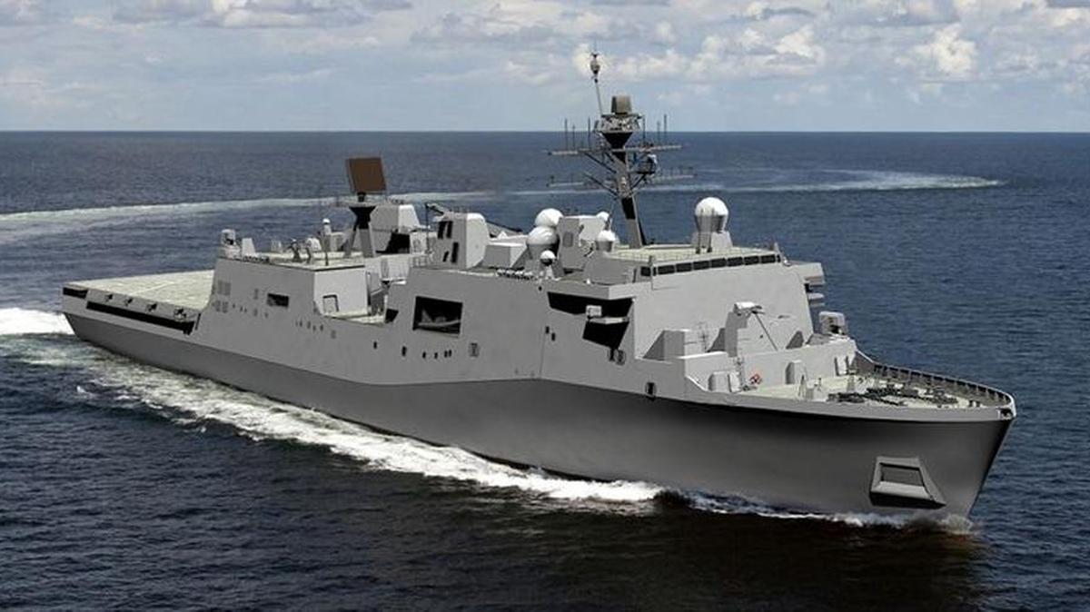 Rendering of LX (R), U.S. Navy’s amphibious warfare ship replacement.