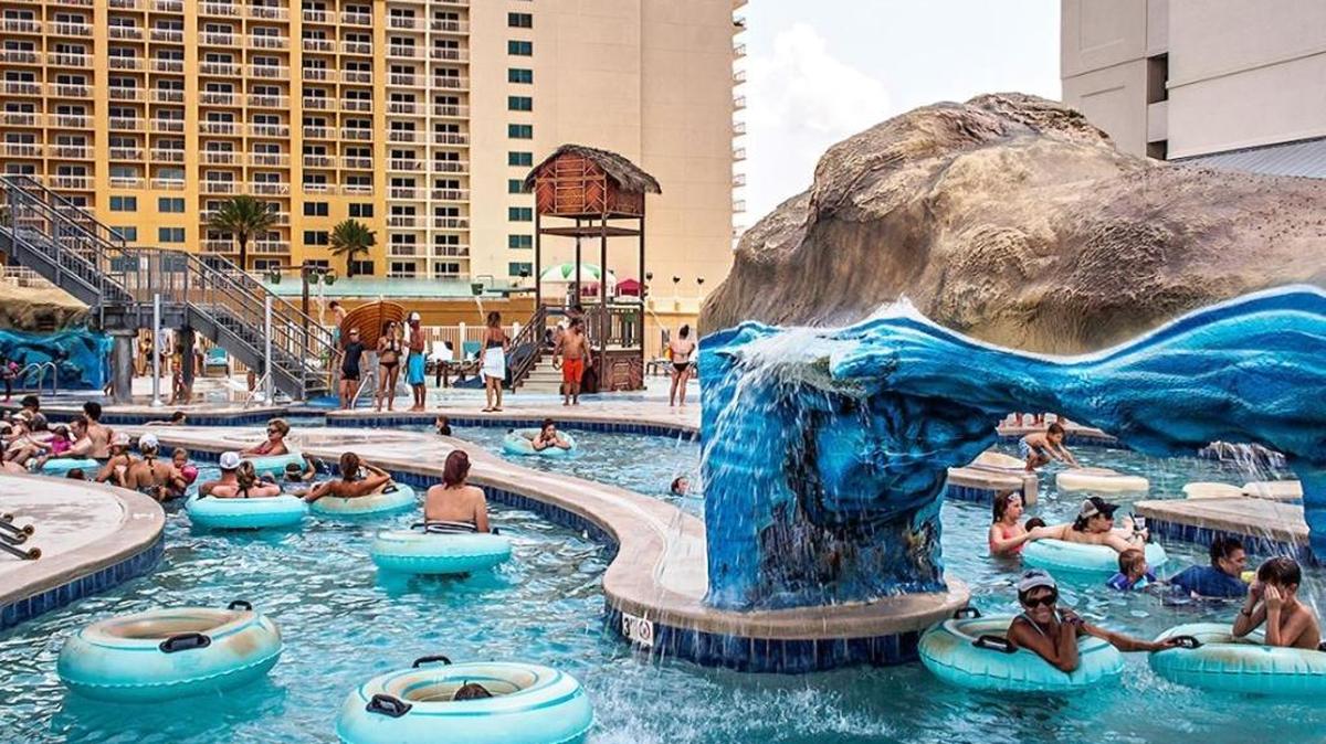 The lazy river at Margaritaville Resort Biloxi is pictured in this file photo. The Louisiana parents of a two-year-old are suing the resort over his May 2022 drowning in the resort’s swimming pool.