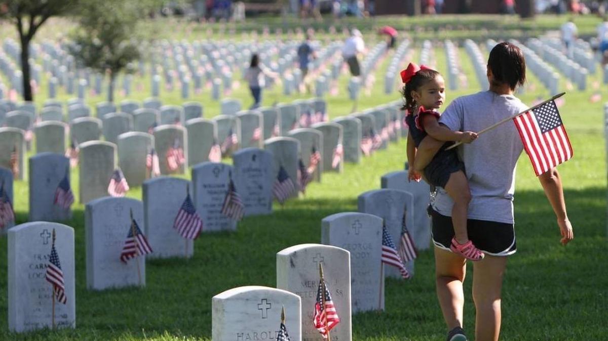Memorial Day observances are planned throughout the day Monday.