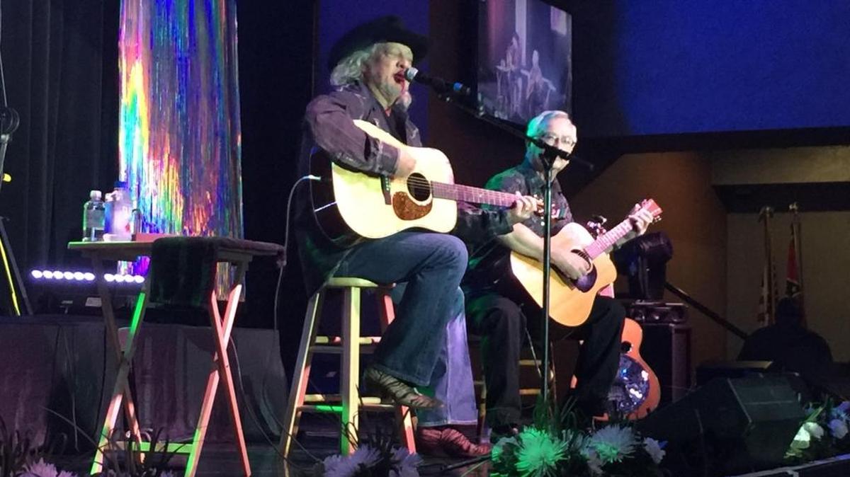 John Anderson plays an acoustic set Friday night at the Island View Casino in Gulfport.