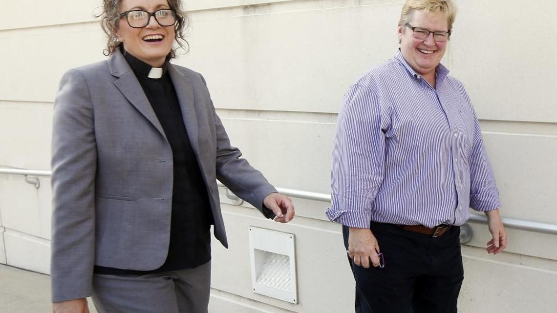 Rev. Brandiilyne Mangum-Dear, left, and her wife Susan Mangum are two of 11 plaintiffs challenging HB 1523 on the grounds that it violates the principle of separation of church and state contained in the First Amendment to the U.S. Constitution. Other plaintiffs include Mississippi ministers, community leaders, civic activists and a Hattiesburg church.