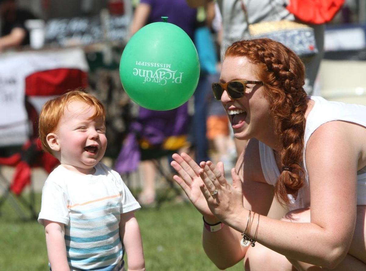 Lindsay Dengler of Gulfport and her son, William, 1, play with a balloon at the Mississippi Bicentennial South celebration at Centennial Plaza in Gulfport on Saturday, April 1, 2107. Photographer’s comment: As I looked back over my photos from the year, I kept coming back to this one. It’s got a great, fun feel. I love capturing moments like this, pure happiness.