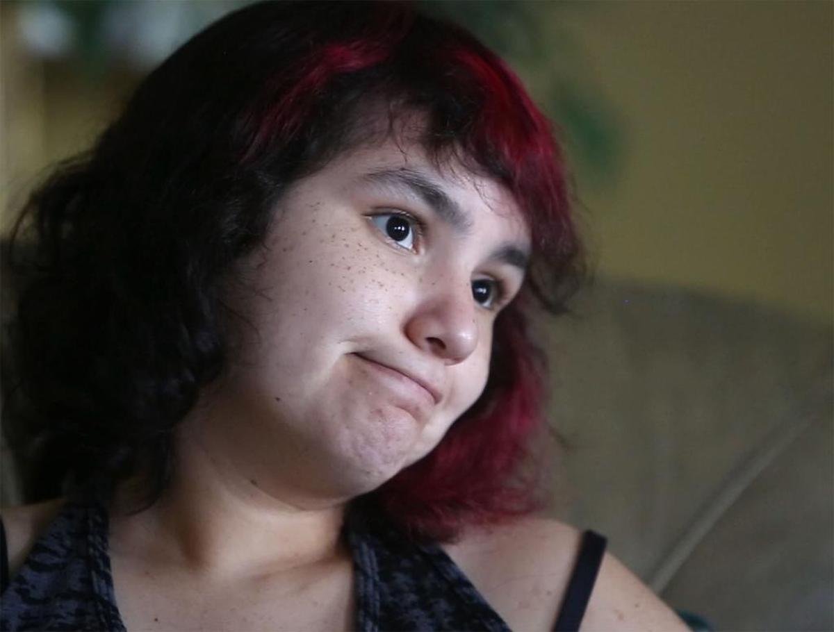 Ana Marie Ortiz, 22, of Gulfport talks on Sunday, May 14, 2017, about her survival through four bouts of cancer and the effect it has had on her life and her faith in God. Photographer’s comment: There’s something about the combination of light and her expression of resigned acceptance that makes me like this one.