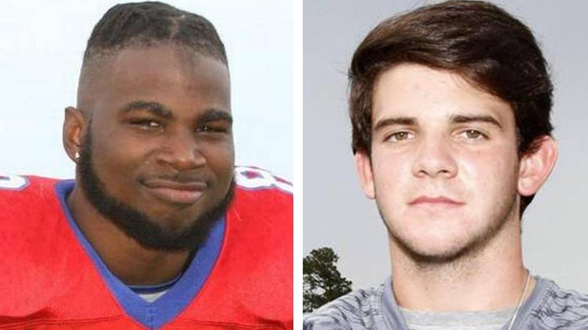 Tionne Frost of Pass Christian, left, and Cade Crosby of Long Beach