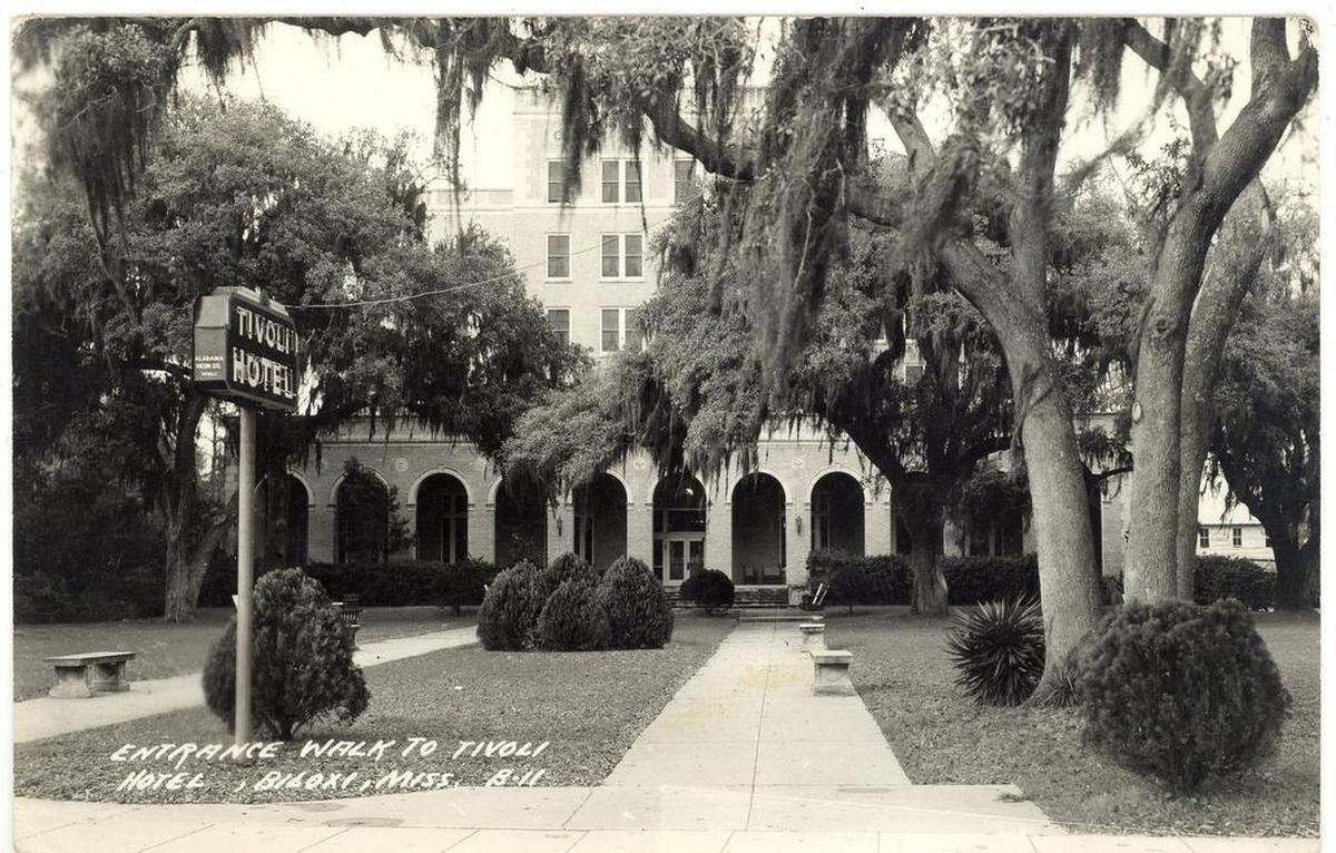 Biloxi’s Tivoli Hotel joined other large hotels opening in in 1927. Developers are proposing a $700 million casino and a convention center of the site of the hotel that was destroyed during Hurricane Katrina.