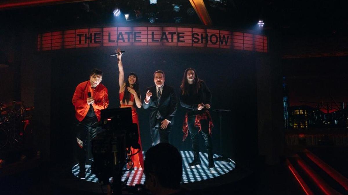 The Band Perry makes an appearance on “The Late Late Show With James Corden” on Wednesday, March 22, 2017.