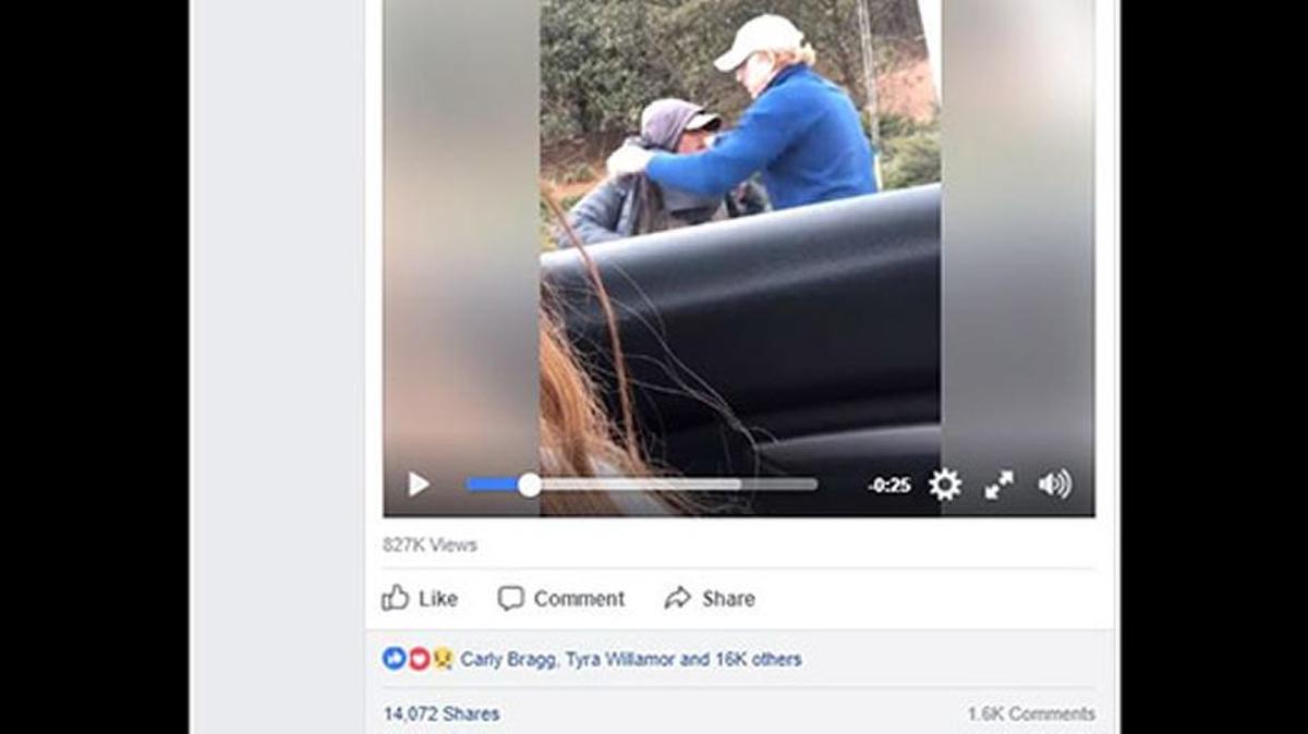 A passerby saw a man give his jacket to a homeless man in Birmingham, Alabama, on Saturday. The viral video posted to Facebook has garnered more than 800,000 views.