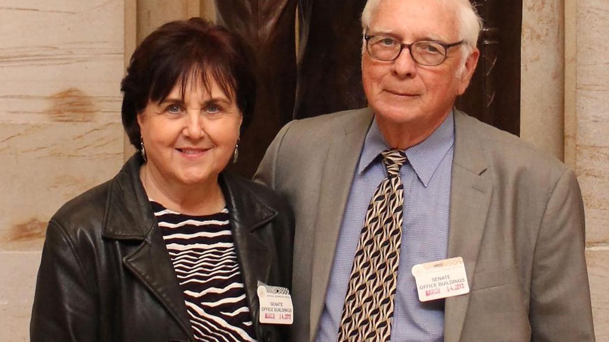 Buddy and Sheila Sellers during a 2013 Mississippi Press Association trip to Washington, D.C.,