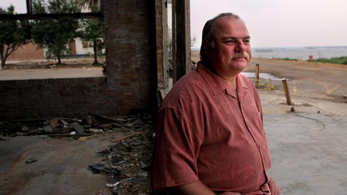 Bay St. Louis Mayor Eddie Favre after Hurricane Katrina