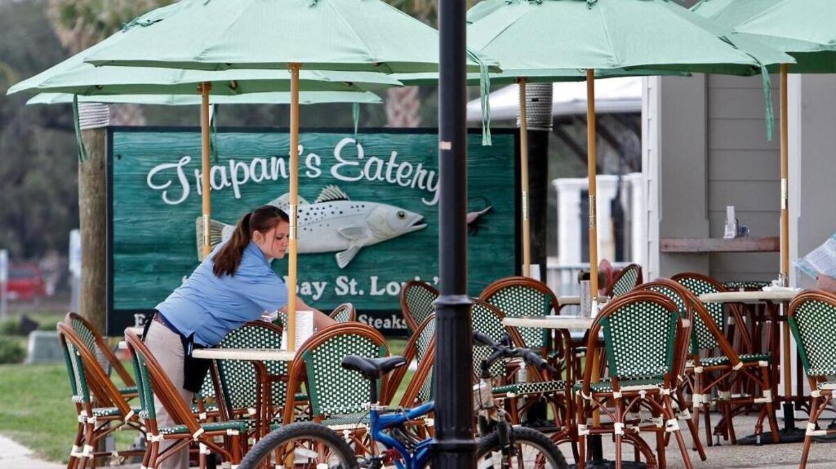 Trapani’s Eatery is on Beach Boulevard in Bay St. Louis.