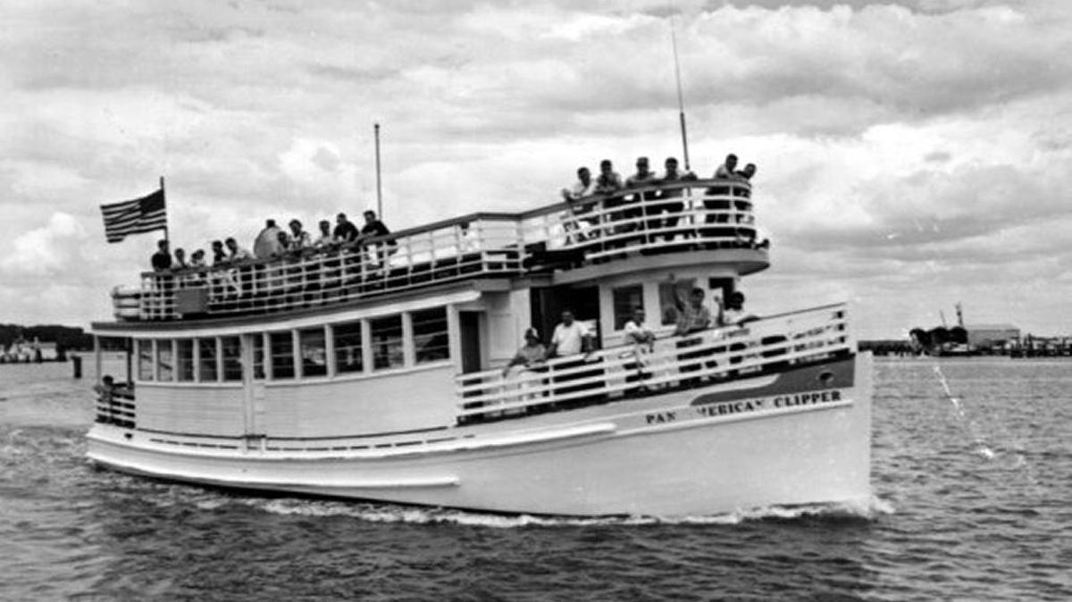 The historic Pan American Clipper excursion boat, owned by the Skrmetta family, will take history buffs on a dinner cruise to learn about the city’s past from notable people who lived it.