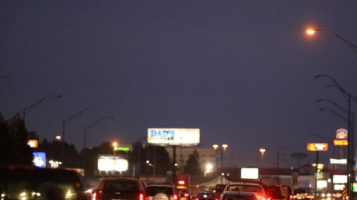 Streets lights on a stretch of U.S. 49 in Gulfport from Turkey Creek to north of Airport Boulevard, shown on Thursday, Dec. 5, 2016, are not working, leaving motorists in the dark. The Mississippi Department of Transportation maintains lights on this stretch of U.S. 49.
