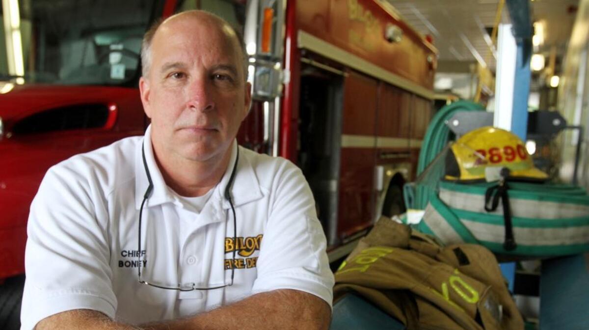 Biloxi Fire Chief Joe Boney in 2016