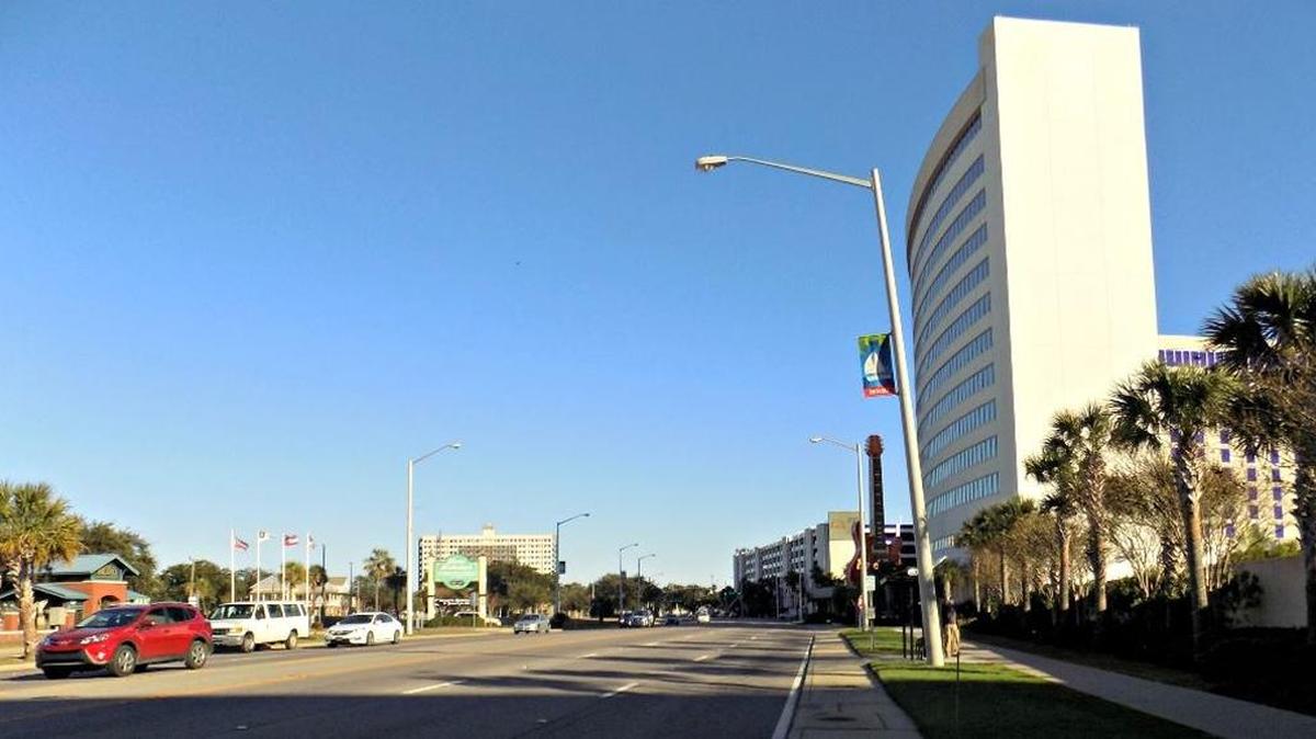 The ideal location for a second pedestrian crosswalk over U.S. 90 in downtown Biloxi would be from the Hard Rock Casino Biloxi parking garage on the south side to the Biloxi Town Green, city official said. But major underground utilities for casinos are in that area.