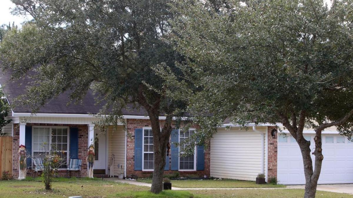 This home on a cul de sac on Lake Vista Drive is where a person was killed by a Harrison County deputy on Monday night. The neighborhood is off Canal Road near Gulfport.