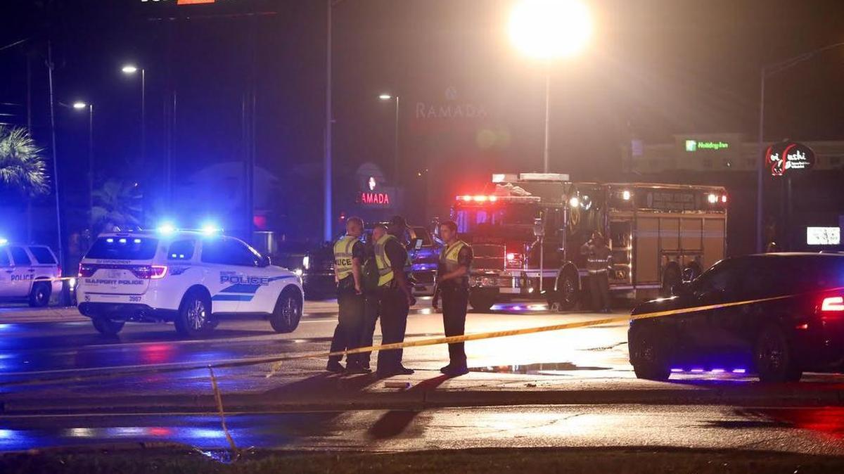 Gulfport first responders stand on U.S. 49, where a pedestrian was struck and killed by a Gulfport police car on Thursday, Jan. 19, 2017. A third pedestrian was killed since then in the Airport Road area. The latest crash occurred before sunrise Thursday, Oct. 25, 2018.