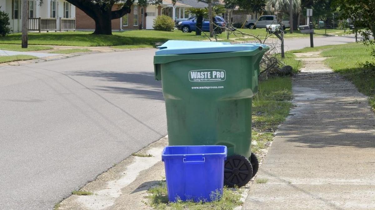 The days of these garbage and recycling bins are numbered everywhere in Harrison County but Gulfport, which has a signed a contract with a different company.