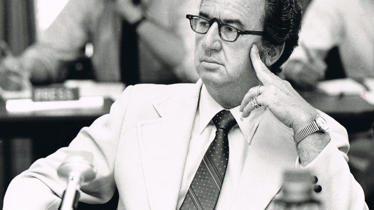 Roy Mattina Sr. served on the Biloxi City Council from 1981-85. This photo was taken in 1982.