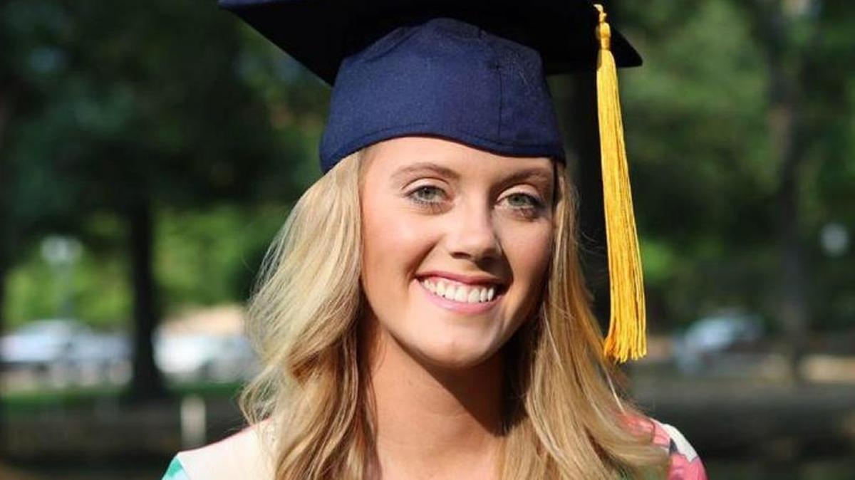 Gulfport native Sydney Pucheu is shown on her graduation day at Ole Miss in May. She majored in hospitality management. She was killed in a crash in Lindale, Texas, on Monday.