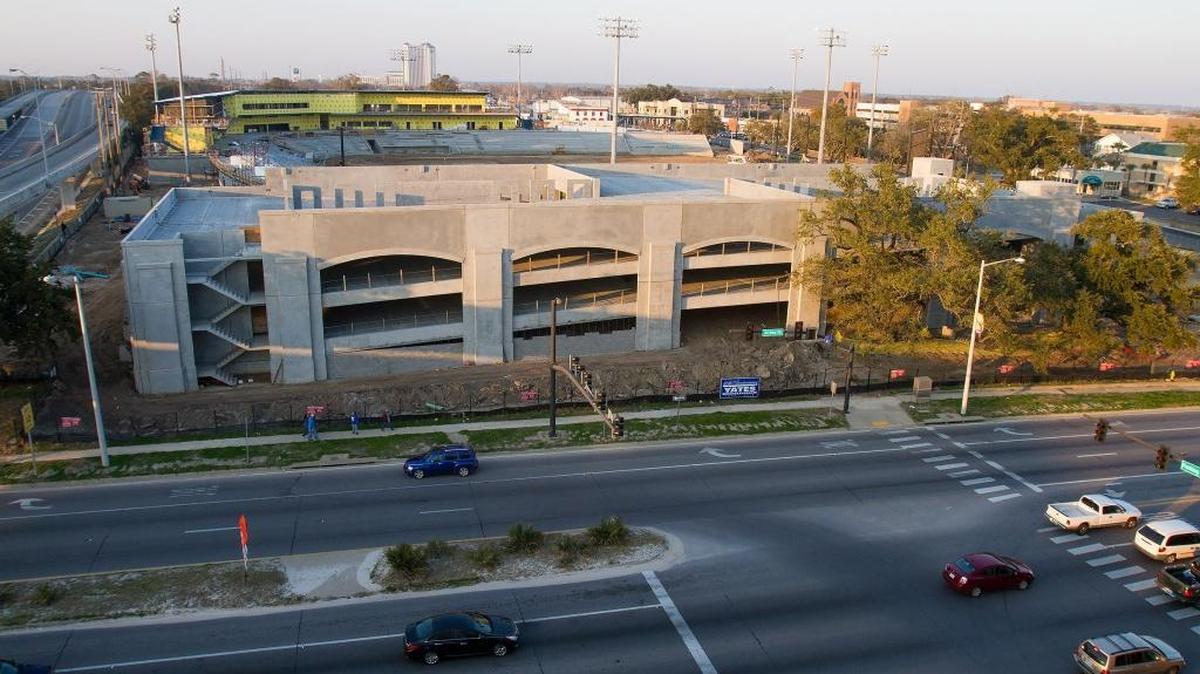 A free-standing crossover bridge above U.S. 90 will make crossing the highway to MGM Park a lot easier and safer. Biloxi will take up the issue of funding at Tuesday’s City Council meeting.
