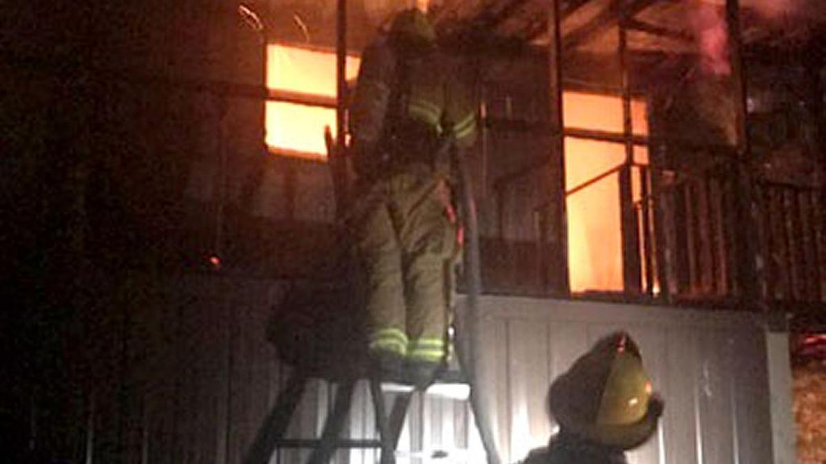 Gulfport firefighters worked more than four hours to extinguish a fire at a two-story building on Williams Road in Gulfport late Wednesday night.