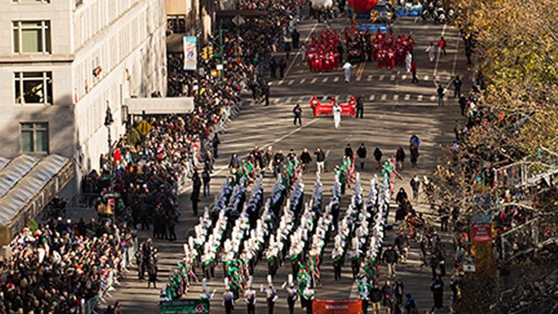 The West Harrison High School band’s performance of ‘Enterprising Young Men’ from Star Trek during the Macy’s Thanksgiving Day Parade in 2015 caught the attention of the composer, who applauded the band on Twitter.