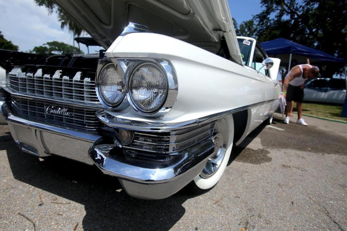 Hundreds of car owners and enthusiasts gather each year at the Coast Coliseum & Convention Center and drive along the beach during Scrapin’ the Coast.
