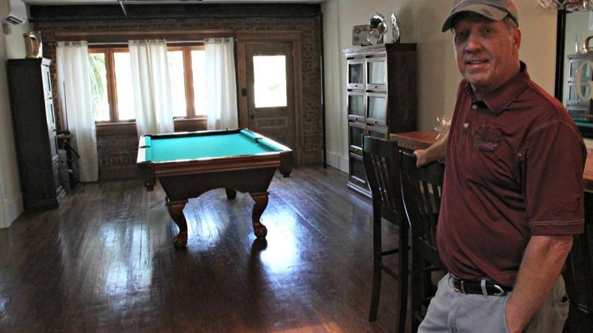 Former Gulfport Councilman Ricky Dombrowski is enjoying his first Cruisin’ The Coast in a downtown Gulfport apartment. Dombrowski and his wife, Missy, bought and renovated the old Anderson Menswear building, with retail on the first floor. They plan to eventually lease out the two-bedroom, two-bath apartment , which has an open floor plan and a balcony overlooking 14th Street.