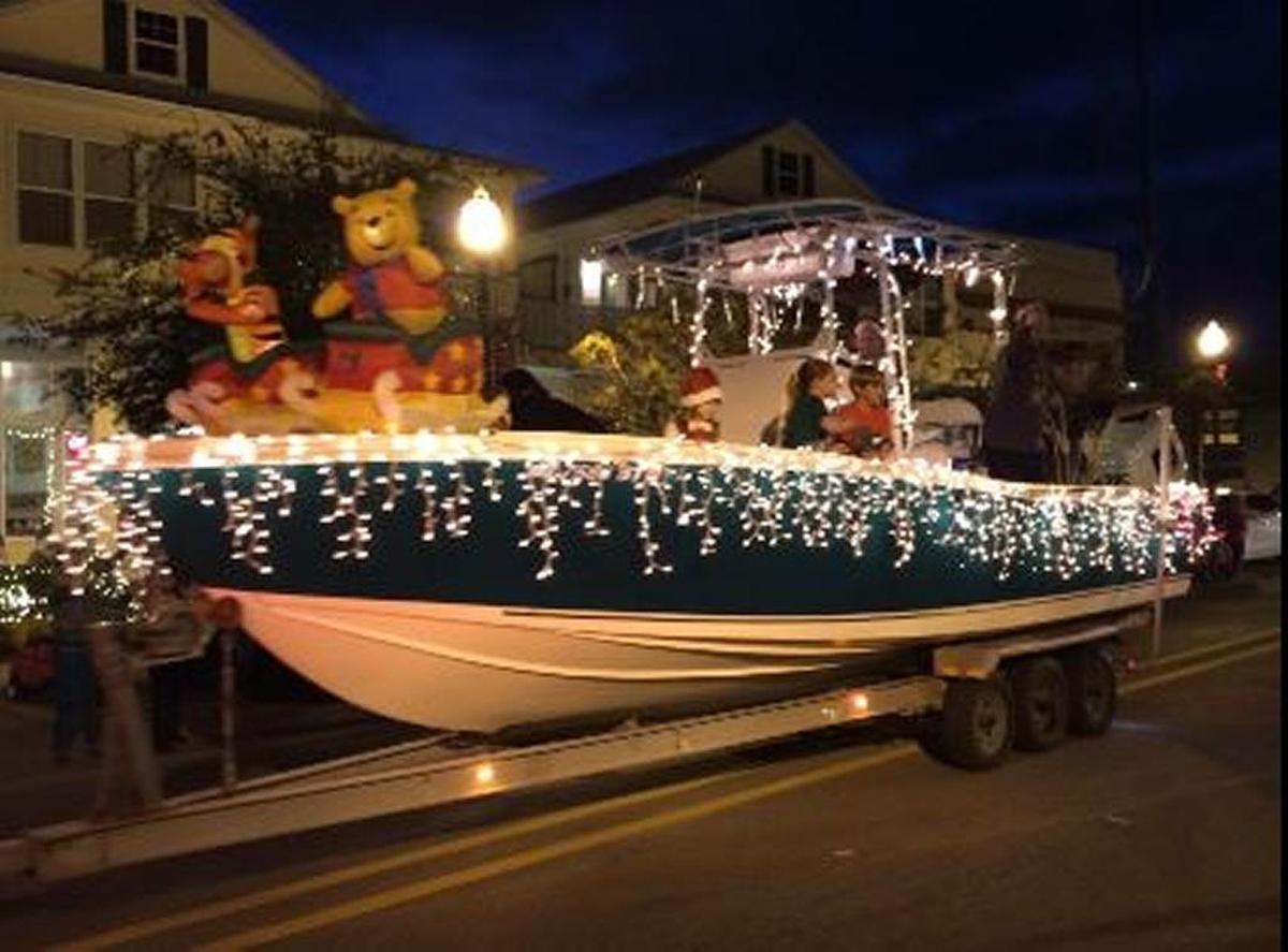 Long Beach has the Mississippi Coast’s only waterless boat parade, as show from its parade in 2015.