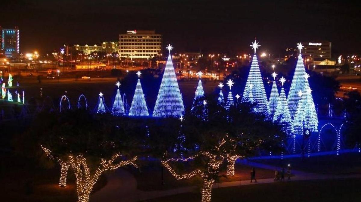Part of the Harbor Lights Festival in Gulfport’s Jones Park was used for a scene in the upcoming Lifetime movie “Christmas in Mississippi.” The Harbor Light Festival opens Friday, Nov. 24.