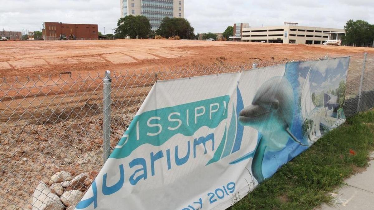 W.C. Fore Trucking is currently raising the ground at the Mississippi Aquarium site in downtown Gulfport. Construction is expected to begin later this summer and be finished in early 2019.