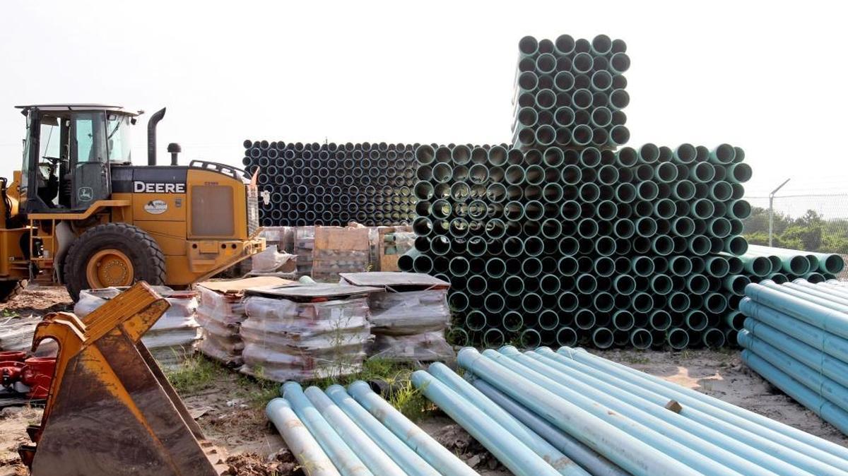 Pipes for water, sewer and drainage projects in 2011 were funded by FEMA. This year, the city will receive a $2 million grant to maintain infrastructure repairs 11 years after Hurricane Katrina.