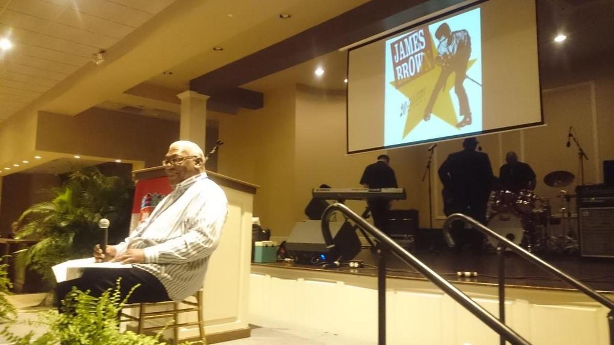Dr. Gilbert Mason Jr. reminisces about attending R&B icon James Brown’s Biloxi performance 50 years ago. About 500 people attended a tribute Friday to Frank ‘Yankie’ Barhanovich, a Biloxi businessman whose efforts as a music promoter brought the country’s big names to the Coast.