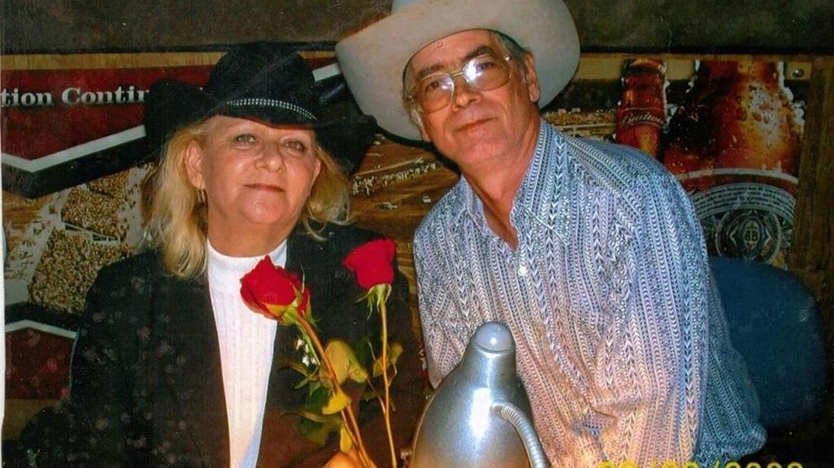 Lela Miller, shown with her husband Ernie, died in a fire that destroyed their home Saturday night. A GoFundMe account has been set up for funeral expenses and to help Ernie with financial and housing needs.