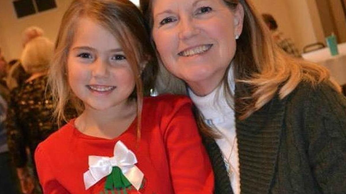 Wendy McKinney and her mini-me, granddaughter Mary McKinney. Wendy McKinney, who died Tuesday at age 55, doted on children. She and her husband, owners of Burnham Drugs, have for years matched employee contributions to buy Christmas gifts for children in need.