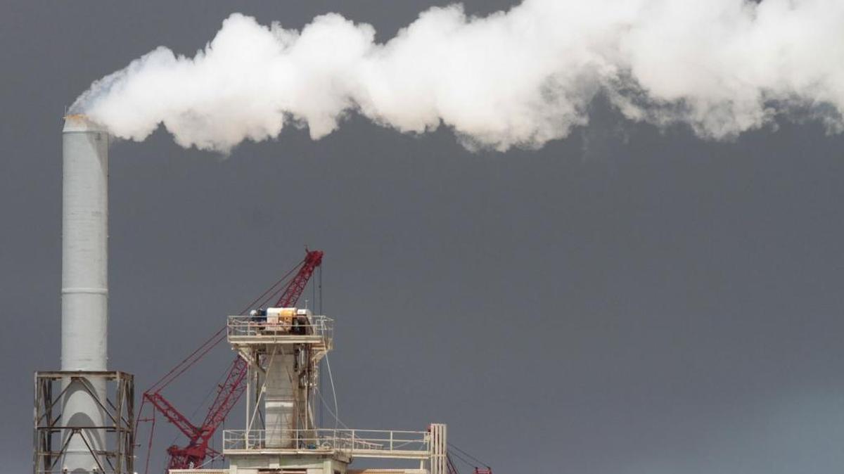 According to the Mississippi Department of Environmental Quality, emissions from Mississippi Phosphates Corporation’s Pascagoula plant consisted of sulfur dioxide, sulfuric acid and steam. Neither the agency nor the company would identify these emissions photographed in June 2014.