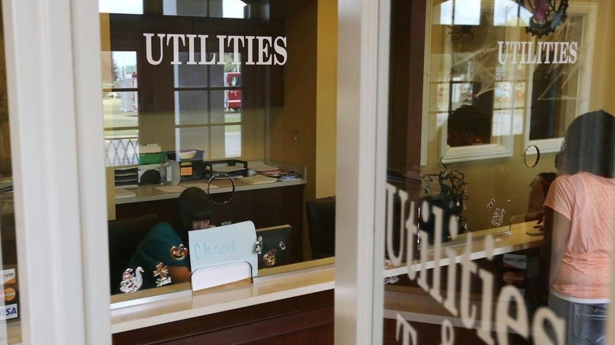 Moss Point Utility office at City Hall on Wednesday, Oct. 19, 2016.