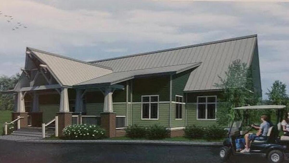 This is what the new clubhouse will look like at Jackson County’s Whispering Pines Golf Course in Hurley.