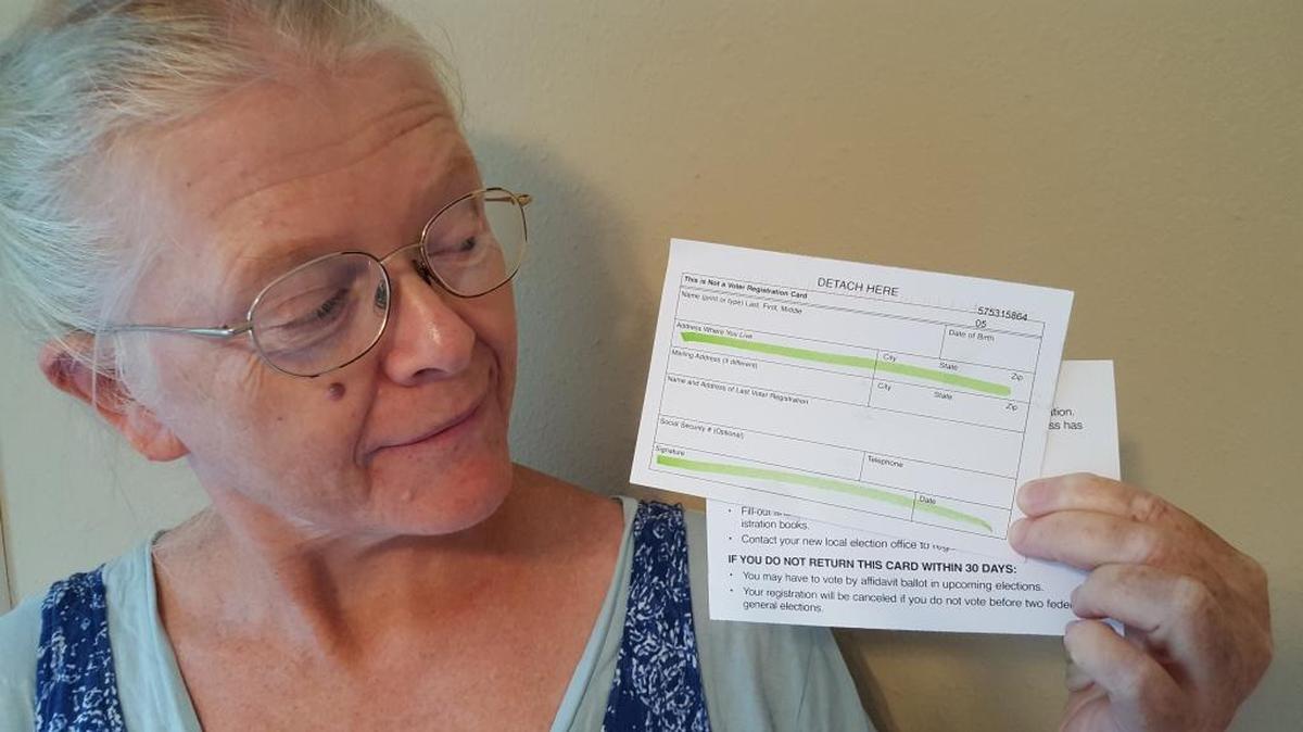 Pamela Marsh thought Jackson County was asking for too much personal information to be sent through the mail on an open postcard. She wondered if it was a legitimate request.