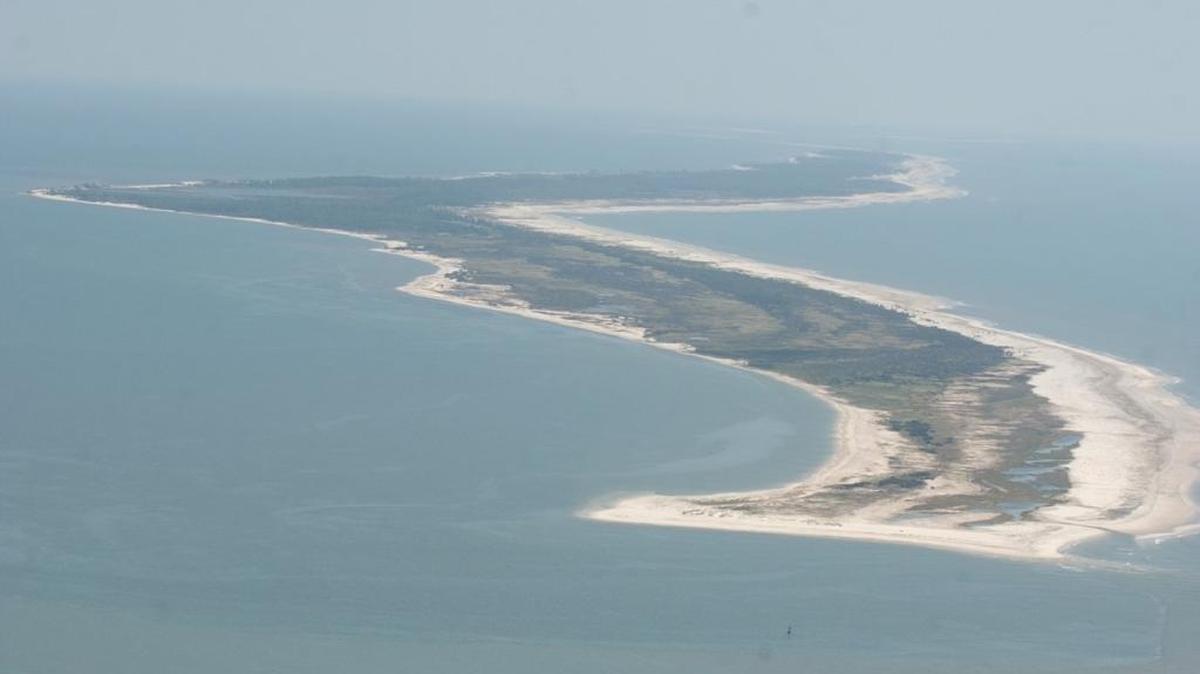 Horn Island is a slip of land, 10 miles off the coast of Ocean Springs.