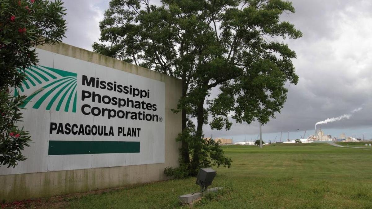 Mississippi Phosphates Corporation, which has its plant in Pascagoula, is turning over its gypsum mounds to the EPA.