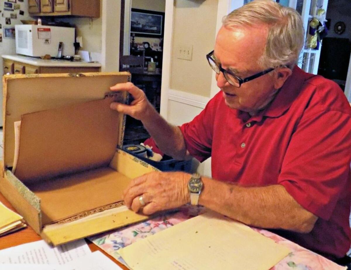 Alton Bankston found this box of letters written by his students more than 50 years ago. Since an article ran in the Sun Herald about his find and his intent to send them to the students, he's had calls from California, Oregon and locally asking about the letters.